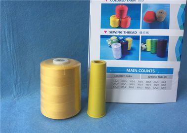 Industrial Multi Colored Sewing Thread / Polyester Thread Low Shrinkage