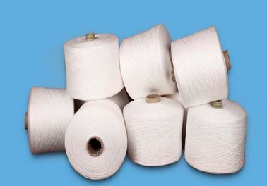 Bleached Smooth Polyester Core Spun Yarn For Garment Sewing Eco Friendly 
