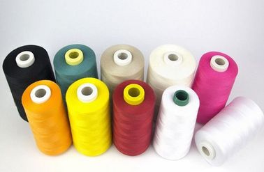 Multiple Colors Polyester Core Spun Yarn , Polyester Ring Spun Yarn Durability